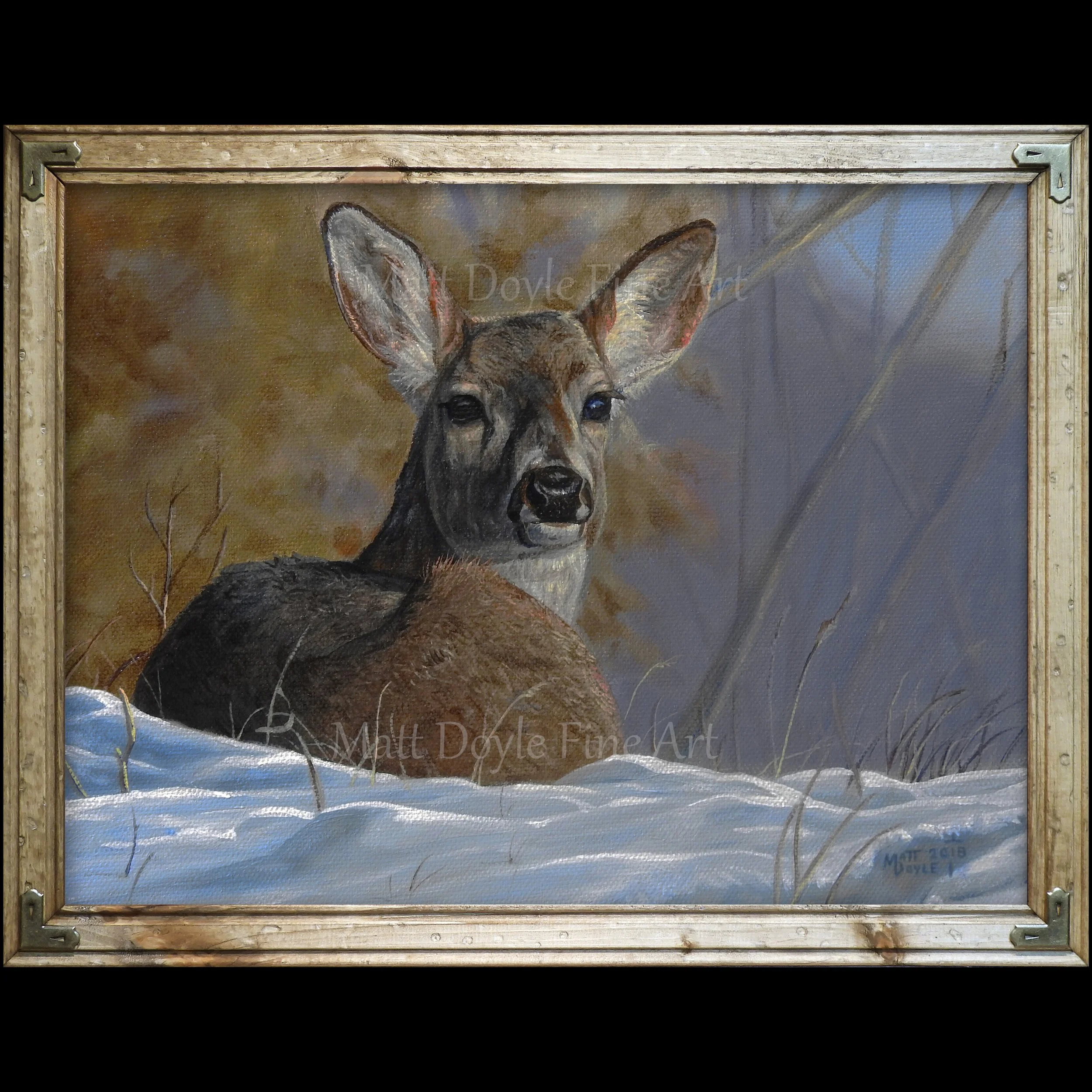 エルテ　ハートⅠ 美術　アート　206/300 ハート・アンド・ゼファー Deer — Matt Doyle Fine Art
